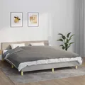 Vidaxx Gewichtsdecke mit Bezug 155x220 cm 7 kg Stoff grau