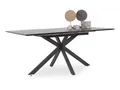 HARPER Esstisch Esstisch HARPER HAILEY LBH 140x90x76 cm grau Esszimmertisch