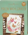 Malen nach Zahlen: Blütenglück: Malen nach Zahlen – entspannende Kunst mit floralen Motiven