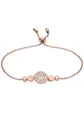 Fossil Edelstahlarmband Schmuck Geschenk Edelstahl VAL MOSAIC DISC Vintage Glitz, mit Glasstein, mit Perlmutt