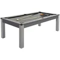 Vente-Unique Billardtisch, Grau, Holz, Uni, 213x111.8 cm, Freizeit, Sport & Fitness