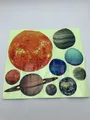 Leuchtende Planeten Wandsticker Set - Kinderzimmer Deko - Fluoreszierend