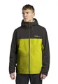 Jack Wolfskin Regenjacke Weiltal 2-Lagen (leicht, wasserdicht, atmungsaktiv) 2025 gelb/dunkelgrau Herren, Größe: XL