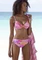 Bügel-Bikini-Top "Butterfly", mit Schmetterling-Design, Gr. 38 - Cup D, lila-orange Cup D