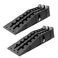 Auffahrrampe Auffahrkeil Autorampe 90x30x21,5 cm 5 t Traglast stapelbar WOMO 2x