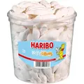 Haribo Schaumzucker Weisse Mäuse, gluten- & laktosefrei, in der Dose, 1050 g, 150 Stück