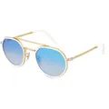 Ray-Ban RB3765 Unisex-Sonnenbrille Vollrand Quadratisch Metall-Gestell, gold