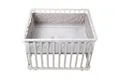 roba® Laufgitter 100 x 75 cm, inkl. Schutzeinlage, Nestchen & Rollen