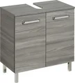 Waschtischunterschrank Pelipal Heidelberg BxHxT 60 x 62 cm x 33 cm Frontfarbe sangallo grau holzdekor 912.016017