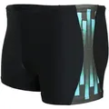 Aquarti Badehose Aquarti Herren Badehose Kurz Sportlich Streifen blau|schwarz L