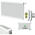 Universalheizkörper Kompakt Ventilheizkörper 6 Anschlüsse T22 500x900-1345w - Belrad