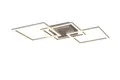 Reality Leuchten Deckenleuchte Reality Leuchten Deckenleuchte LED TRAIL grau Deckenlampe, Warmweiß