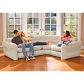 Intex Sofa Lounge Couch aufblasbar Schlafsofa Ecksofa Gästebett 257x203x76 cm