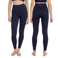 OCEANSAPART Maya Pant Damen Sport Leggings - Nahtlose High Waist Leggings, Figurformende Fitness Tights - Atmungsaktive Stretch Sporthos - Moon Blue S
