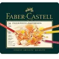 Faber-Castell Polychromos 110024 Colour Pencils, 24 Stück