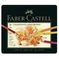 FABER-CASTELL Polychromos - Farbstift - gemischte Farben - 3.8 mm (Packung mit 24)