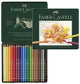 24 FABER-CASTELL Buntstifte POLYCHROMOS, 24er Metalletui