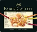 FABER CASTELL KÜNSTLER FARBSTIFTE POLYCHROMOS®24 STÜCK IM METALLETUI NEU