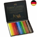 FABER-CASTELL 110024 - Künstlerfarbstift, 24 Polychromos Metalletui