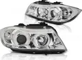 Scheinwerfer CCFL Angel Eyes für BMW 3er E90 E91 Bj. 05-08 Chrom
