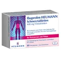 Ibuprofen HEUMANN Schmerztabletten 400 mg Filmtabletten: bei leichten, bis mäßig starken Schmerzen, fiebersenkende & entzündungshemmende Tabletten, 50 St