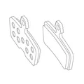 Sram Scheibenbremsbelag Fahrrad Set Avid Code MY 11 Metall gesintert/Stahl