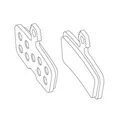 Avid 00.5315.023.010 Scheibenbremsbelag Set Code MY 11 Metall gesintert/Stahl, 2
