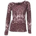 B.C. Best Connection by heine Wickelpullover Heine - Best Connections Damen Pullover, bordeaux mit Strass 48