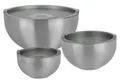 GSW Thermoschüssel-Set 6-tlg. mit Kunststoffdeckel rostfreien Edelstahl