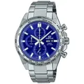 CASIO Chronograph Casio Edifice Armbanduhr EFR-574D-2AVUEF Blau silberfarben