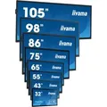 iiyam ProLite LH5564UHS-B1AG, 139cm (55''), 4K, USB, USB-C, RS232, Ethernet, WLAN, Android, Kit (RS232), schwarz