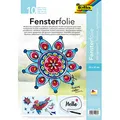 folia Fensterfolie transparent, 10 Blatt