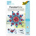 FOLIA 10x Fenster Folie farblos Window Color Fenster Sticker Fensterbilder neu
