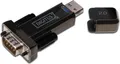 DIGITUS USB-Seriell Adapter DA-70156 | USB 2.0 auf RS232 Konverter | FTDI Chipsatz | DSUB 9-polig | 80cm Kabel | schwarz