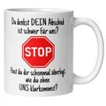 Abschiedsgeschenk Kollegin Kollege Tasse - Du denkst DEIN Abschied ist schwer