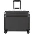 Alumaxx Pilotenkoffer Pandora 45169, schwarz, Aluminium, 36 Liter, Laptopfach 14'', mit Rollen