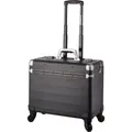 ALUMAXX Pilotenkoffer PANDORA Teleskoptrolleysystem Aluminium matt schwarz 45169
