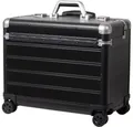 ALUMAXX Pilotenkoffer 'PANDORA', Aluminium, schwarz matt