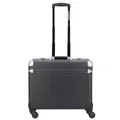 Alumaxx 4-Rollen Pilotenkoffer 47cm Laptopfach #ALX-000017 (schwarz matt)