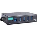 Moxa UPORT 404A-T - USB 3.2-Hubs mit 4 Anschlüssen für den industriellen Einsatz, Betriebstemperatur -40 (USB-A, 4 Ports) (UPORT 404A-T)