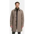 Jeff Wollmantel Herren JFTyler Winter Mantel Herrenmantel Eleganter Herrenmantel mit Wollanteil und Strickeinsatz braun XXL
