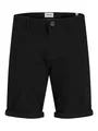 JACK & JONES Herren Chino Shorts Regular Fit 12165604,Schwarz,M