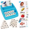 Mädchen Jungen Lernspiel Buchstaben Zahlen Set Kinder Schule Geschenk 3-8 Jahre