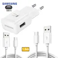 2x 1,5m Original Samsung USB-C Schnellladekabel + 1x Original schnellade Adapter