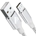 Micro USB Kabel 2M Nylon Micro USB Schnellladekabel Android High Speed Handy