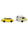 SIKU Car with Trailer Caravan 1:55