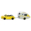 VW Beetle mit Wohnanhänger