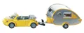 Siku Auto Pkw Beetle mit Wohnanhänger 1629 NEU
