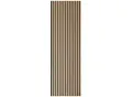 Novel Akustikpaneel Eiche hell Sonido Elements, Eiche, Eiche Bianco, Holz, Kunststoff, Holzwerkstoff, Eiche, furniert, Holz, 56x244x1.8 cm, FSC Mix, Montage ohne Bohren, Tapeten & Wandverkleidungen, Akustikpaneele