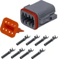 KALI-1208-S DEUTSCH DT Steckverbinder Buchsen Set 8 polig